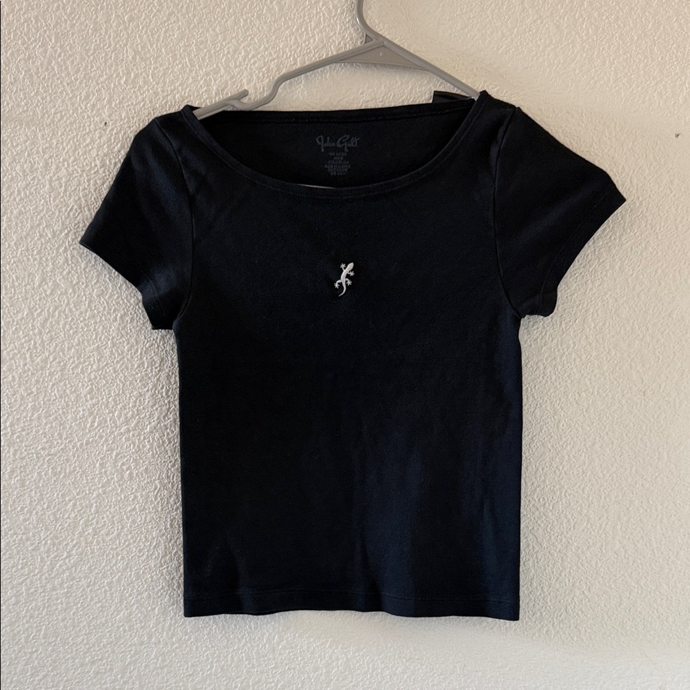 Brandy melville black elodie lizard top